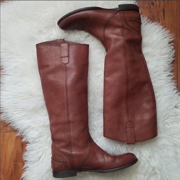 Madewell 1937 Cognac tall leather riding boot - Picture 7 of 7